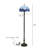Tiffany Style Elegant Floor Lamp 16-Inch Shade Heavy Base Durable Shade Ornate Floral Pattern