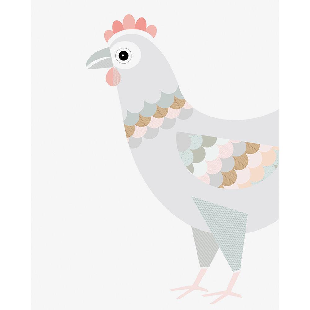 Chicken - Wrapped Canvas Print