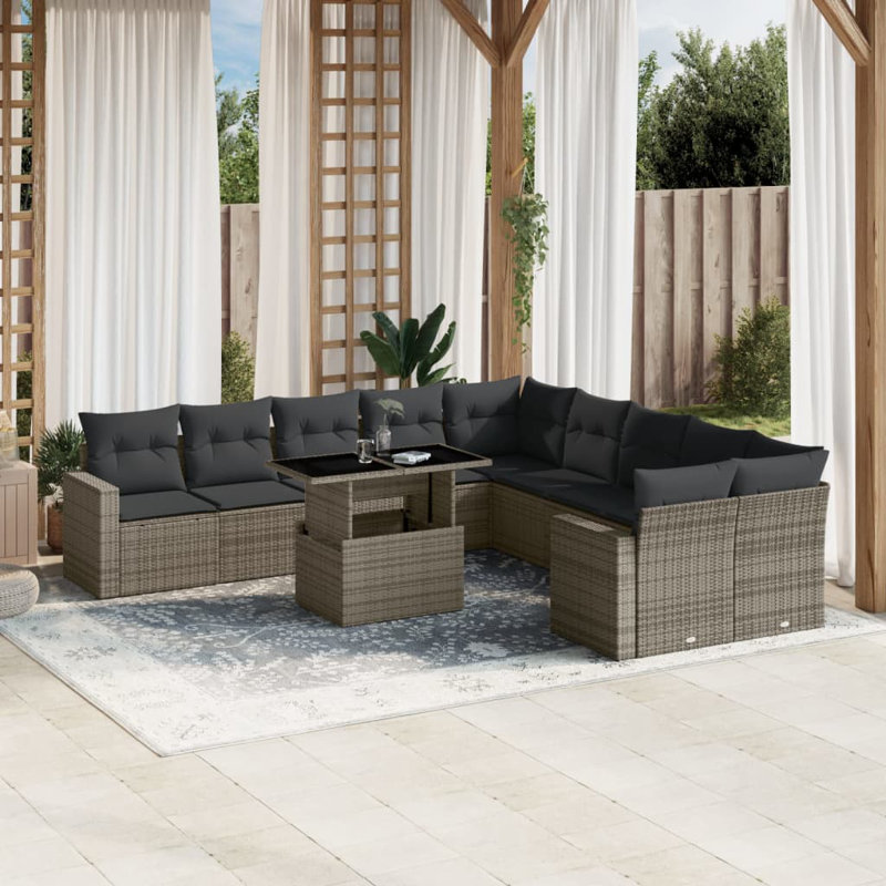 Ensemble de canapé de jardin Vidaxl