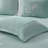 Oversized Cotton Jacquard Comforter Set Aqua Queen-127671250