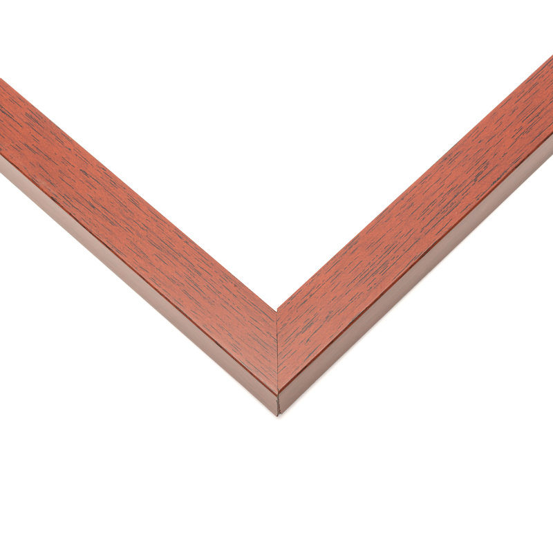 Cadre photo en bois massif Plassie, Rouge, L 10 po x H 28 po