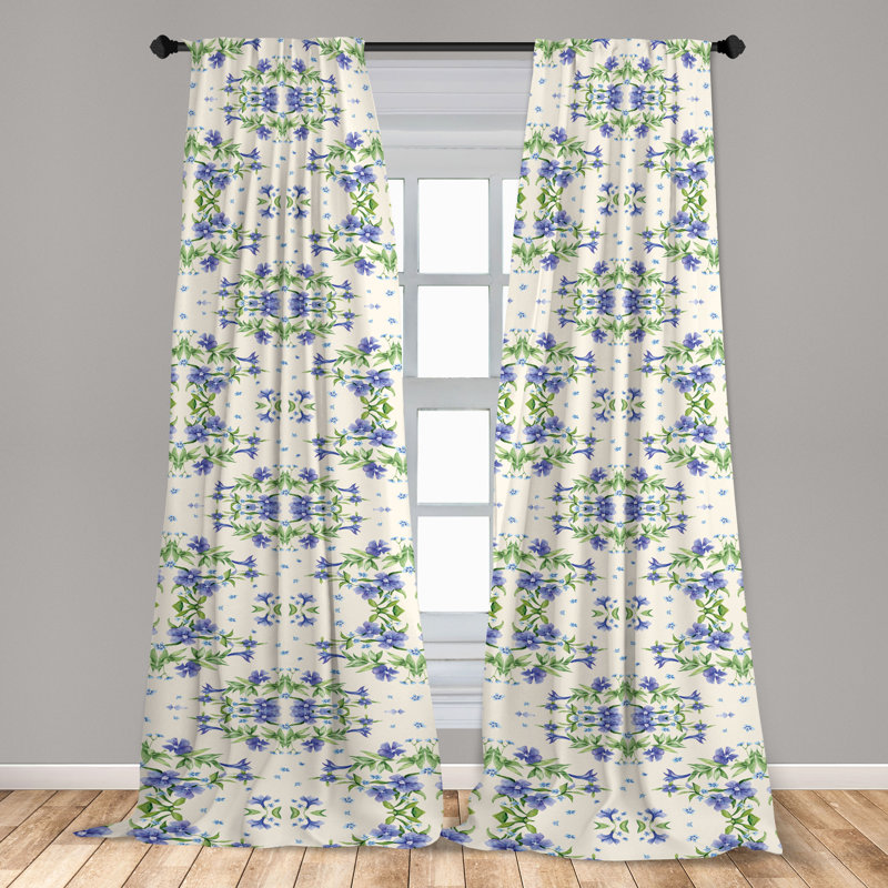 Semi Sheer Curtain Pair, 28" W x 84" L