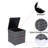 8 Piece Patio - Outdoor With Storage, -, Comfortable Padding, Grey And Black Look Seating Arrangement Storage Box, -, , Fabric