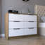 Commode 4 tiroirs Kaia, plateau supérieur-1034021277