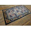 Tapis luxueux en soie ivoire