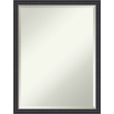 Aaraf Rectangle Wood Wall Mirror