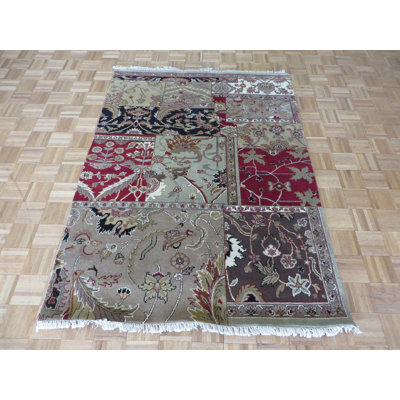 Bearfield One-of-a-Kind 5' X 6'11" Wool Area Rug in Brown