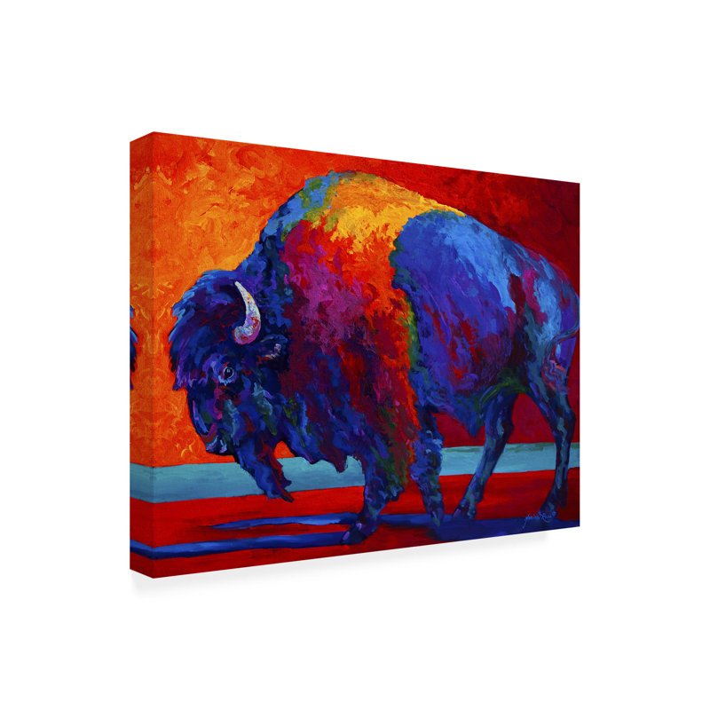 Décoration murale d'extérieur bison Debb, L 47 po x H 35 po