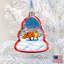 2'' Handmade Glass Holiday Shaped Ornament