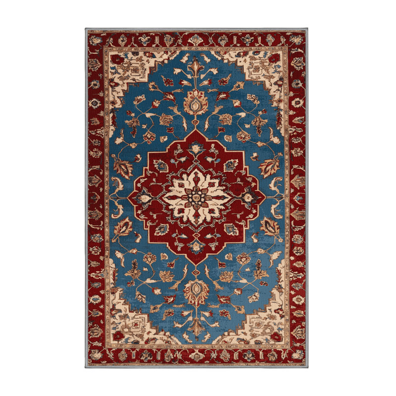 Machine Washable Persian Gray Area Rug, Rectangle 8' x 10'