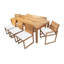 9 - Piece Solid Wood Dining Set-390445241
