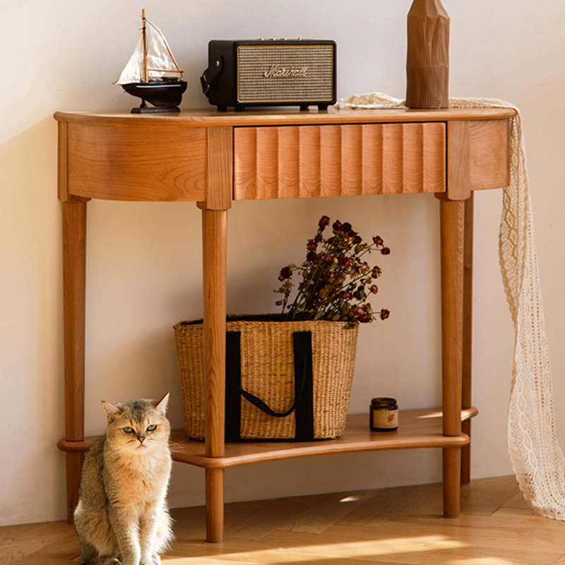 Nordic-style simple console table