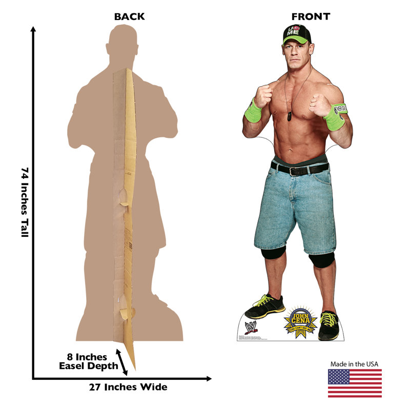 74'' Life-Size John Cena WWE Cardboard Standup