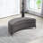Upholstered Barrel Chair With Ottoman-108805426