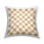 Tissu écossais beige / brun