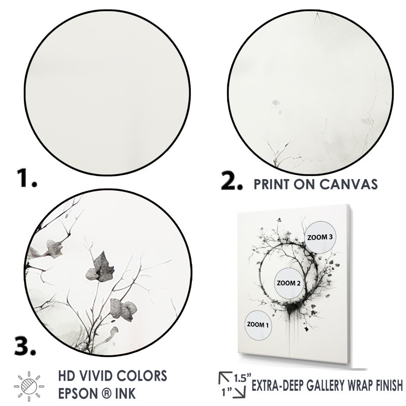 Couronne noire et blanche simple - Art mural encadré couronne, H 32 po x l 16 po x P 1 po, Cadre simple blanc