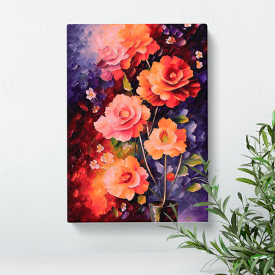 A Selection Of Flowers No.4 - Wrapped Canvas