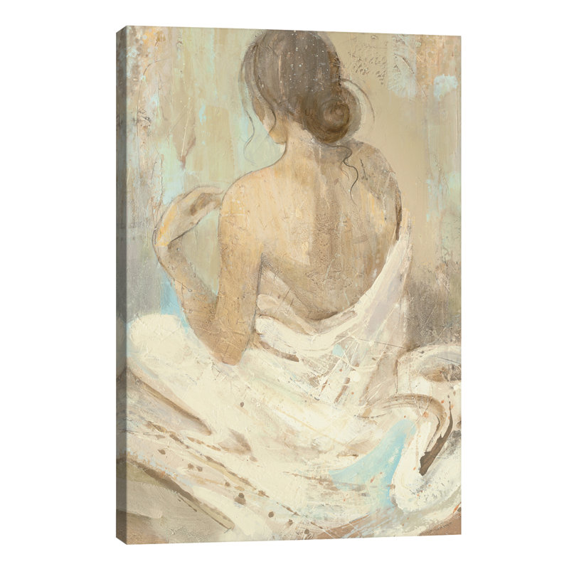 Abstract Figure Study II by Albena Hristova - Wrapped Canvas Painting, 66.04 cm H x 45.72 cm W x 1.91 cm D