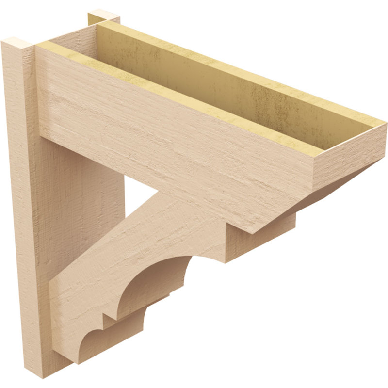 Bois de cèdre brut Balboa Slat, H 24 po x l 8 po x P 24 po
