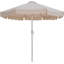Ensemble de parasol en aluminium avec passepoil Amalfi