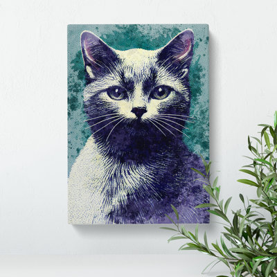 Pretty Cat - Wrapped Canvas