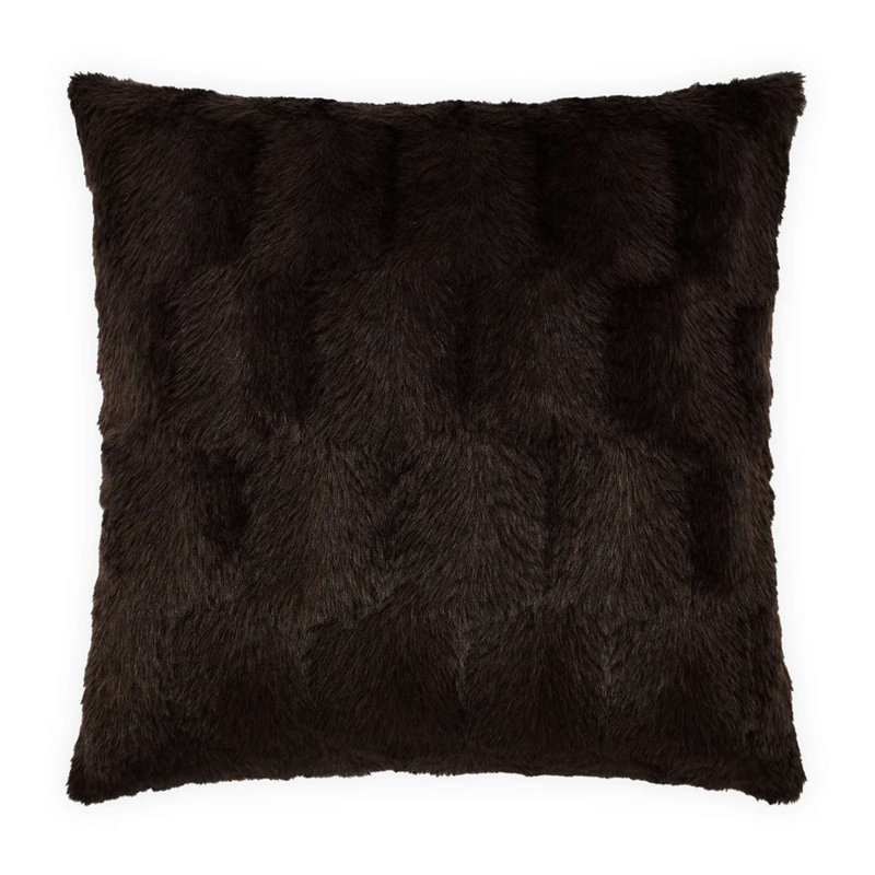 Ermelo Pillow Cover & Insert, Espresso, Square 36"