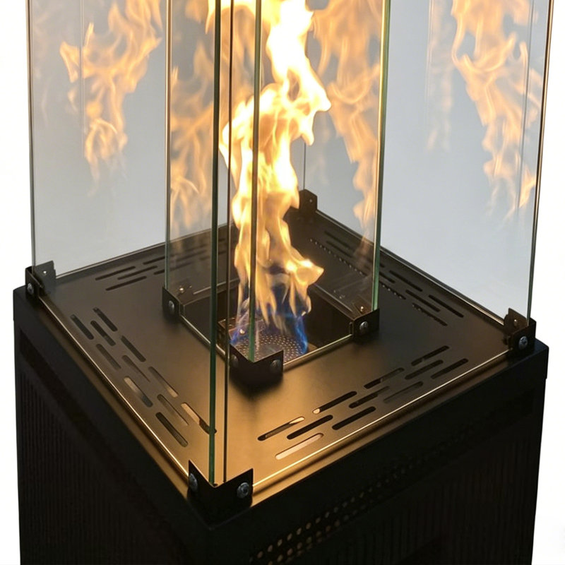 Chauffe-terrasse au propane 41 000 BTU, Brun pierre rustique