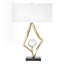 Abstract Lamp w/6" Crystal Sphere-38421244