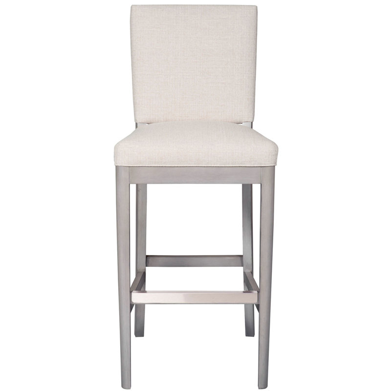 Juliet Upholstered Bar Stool with Solid Wood Frame, Bar Stool (32" Seat Height)