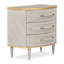St. Charles 3-Drawer Nightstand - Dove Gray