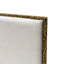 Lit à panneau tapissier en métal martelé beige Lalia-851546699-851942045