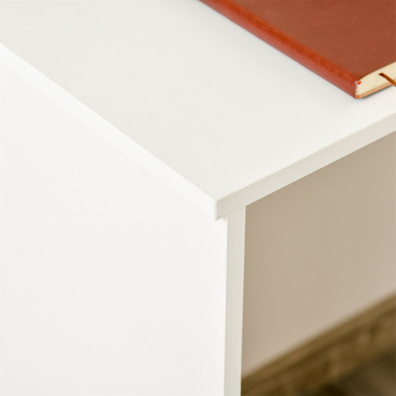 Alohi L-Shaped Executive Desk, White