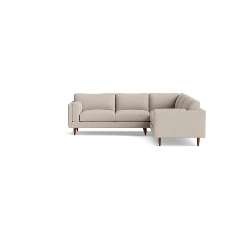 Skinny Fat Sectional, Right Hand Facing, Performance Weave - Natural