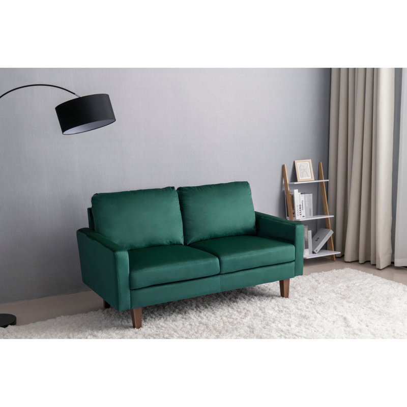 Séduisante avec mousse haute et structure stable: base en bois massif en tissu relax