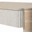 Table basse à plateau relevable, bureau moderne en bois avec rangement caché