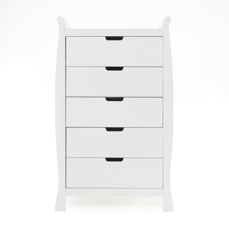Stamford Tall Chest of Drawers, White