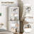 5-Tier Farmhouse Bookshelf, 63"H Tall Bookcase with Open Shelves, Freestanding Display Bookshelves