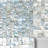 Mother of Pearl Shell Handmade Mosaic Room Wall Mirror with Blue Corners-86602849