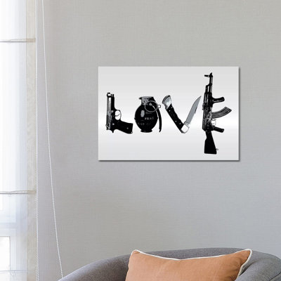 Love by Steez - Print on Canvas