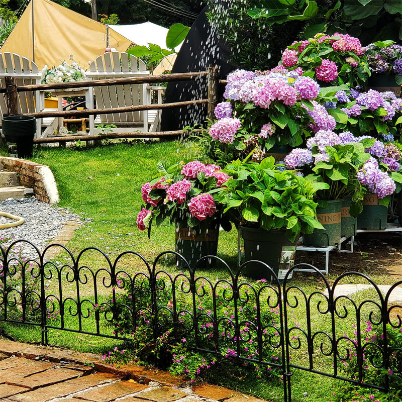 ELEP Black Metal Pet Barrier