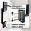 Iron Double Door Handle Set For Front Entry Door, Reversible For Left&Right Handed-115353651