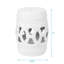 Tabouret tambour en céramique émaillée 10,5 po x 17 po - Table d'appoint intérieure / extérieure - Tabouret de jardin décoratif