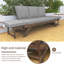 Lit de jour réglable pour patio avec coussins-971848555