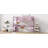 Ayce Twin High Loft Bed with Desk & Guardrail, Rubber Wood-115675306