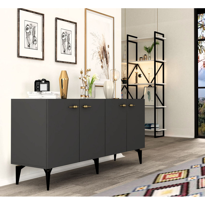 Olivia 150cm Console Table, Grey