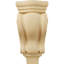 Petit corbeau en bois de pilastre traditionnel l 3 po x P 1 3/4 po x H 6 po (paquet de 2)-91125642