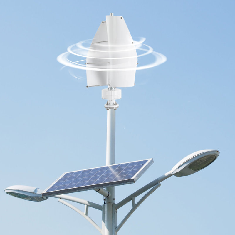 Générateur d'éolienne à axe vertical avec contrôleur, Éolienne blanche
