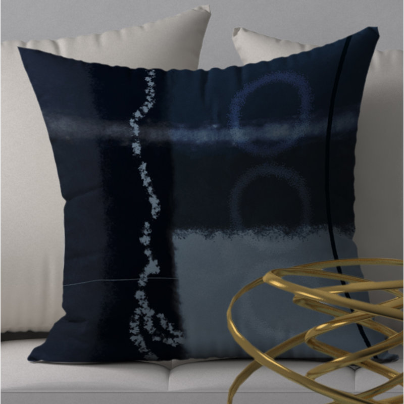 Housse de coussin décorative carrée Sound serene, H 20 po x l 20 po