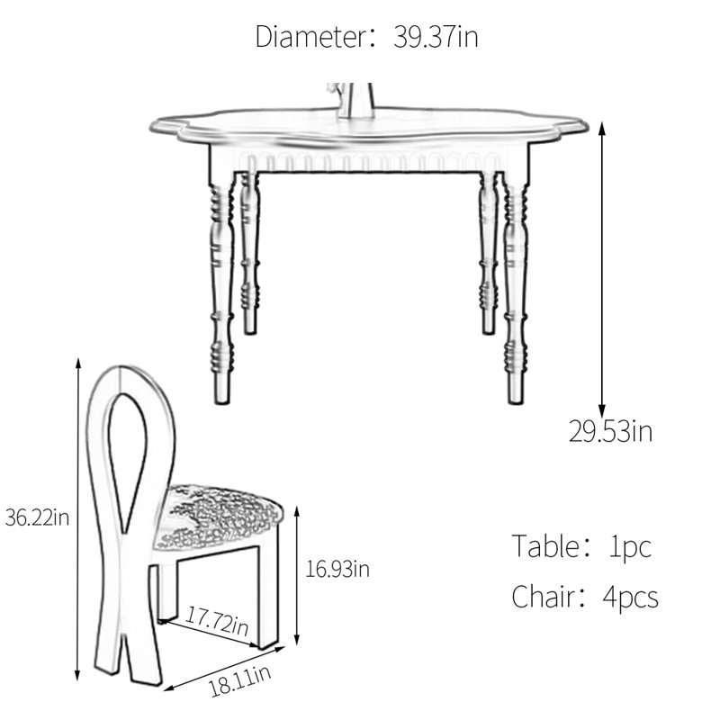 Vien, 29.53"H x 39.37"L x 39.37"W