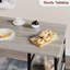 Upholstered Counter Stool with Metal Frame-1471255394